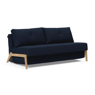 Innovation Cubed 160 Schlafsofa, 103 x 165 cm, Eiche / dunkelblau (528 Mixed Dance)