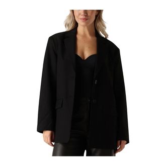 Copenhagen Muse Jassen, Dames, Zwart, M, Polyester, Veelzijdige Zwarte Blazer