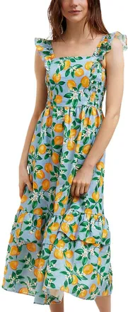 Draper James Carrie Linen Midi Dress