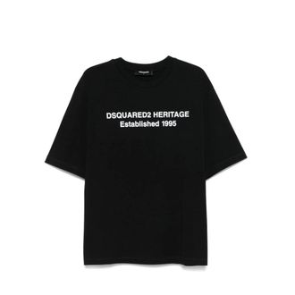 Dsquared2 Heren, Tops, Zwart, Maat: 2XL