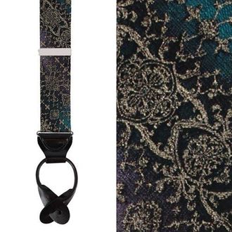 Trafalgar Store The Spellbound Brocade Silk Button End Novelty Brace in Multiple at Nordstrom