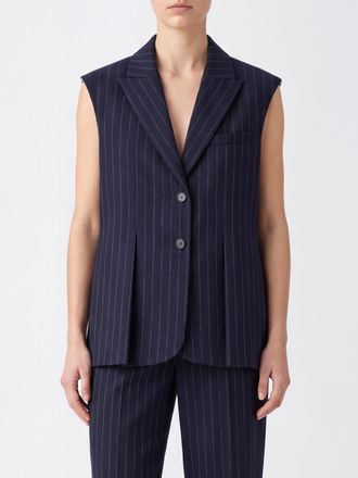 SOLOTRE Waistcoat Woman color Navy