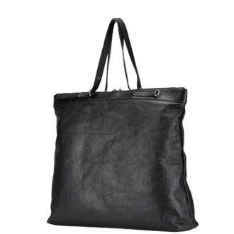 Saint Laurent Pre-owned Tote Bags, female, Black, Size: ONE SIZE Pre-owned Leather totes