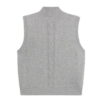 Oltre Dames, Truien, Grijs, Maat: L Wol