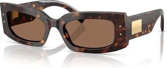 Dolce & Gabbana Zonnebrillen - Dames - Zonnebrillen - Bruin - 55 MM - Accessoires