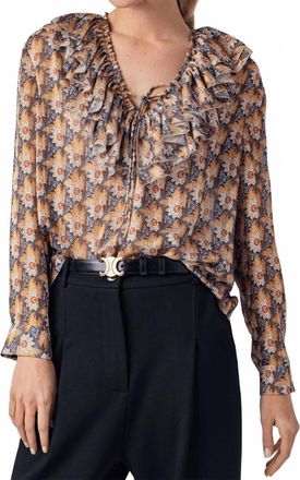 Sundays Rumi Long Sleeve Top In Harvest Floral