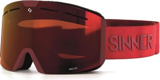 Sinner Arc SIGO-206-65-58 Mens Sunglasses Burgundy Size Standard