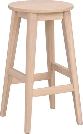 Rowico Massiver Barhocker Austin - Eiche gebleicht