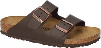 Birkenstock Arizona Narrow Fit - Dames - Sandalen - Bruin - 38 EU - Leer - Schoenen