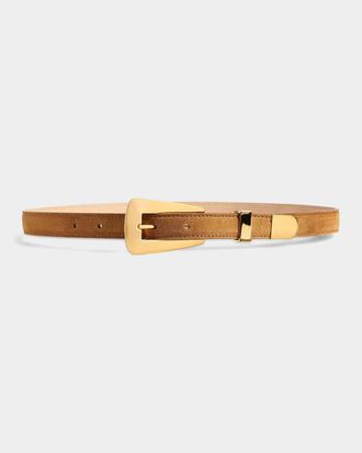 Khaite Lucca Suede Belt