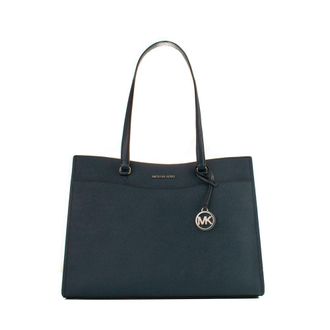 Michael Kors Blue Leather Tote Womens Bag