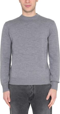 Ballantyne Grey Crew Neck Sweater