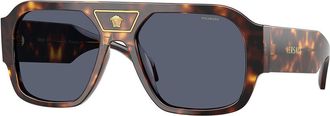 Versace VE4508U Polarized 55372V Mens Sunglasses Size 56