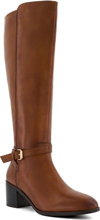 Dune London Womens Ladies Trusti - - Casual Knee-High Boots - Tan Leather - Size UK 3