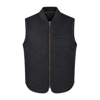 Bl'ker Chaleco Reversible de Lana B&uacute;ho - Jackets - Hombre - Negro - 2XL