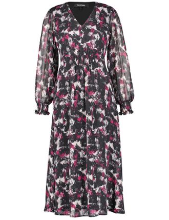 Taifun Womens 280012-11237 Dress Fabric, Black Patterned, 8