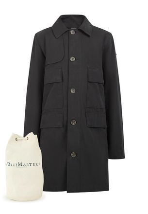 Dreimaster Dreimaster Jas + Boodschappentas - SET Heren zwart