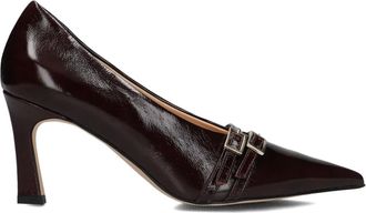 Notre-V Schoenen, Dames, Bruin, 43 EU, Wol, Elegante Bruine Hakken voor Vrouwen