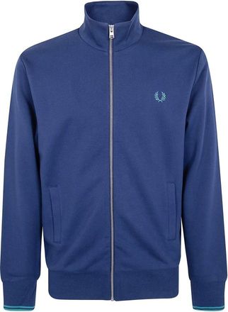 Fred Perry Hombre, Sudaderas, Azul, Talla: S