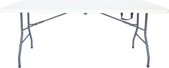 Habitat et Jardin Mesa De Jard&iacute;n Plegable foldy - 180 X 74 X 74 Cm - Blanca