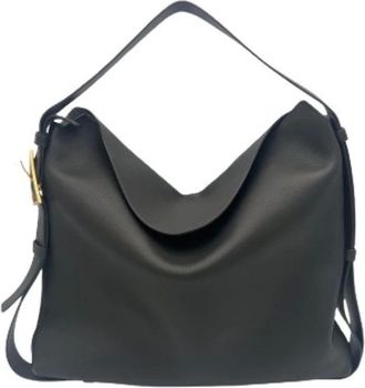 Bottega Veneta Pre-owned Shoulder Bags, female, Black, Size: ONE SIZE Pre-owned Leather Shoulder Bag