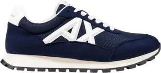 A|X Armani Exchange Sportieve Heren Sneakers Xm 001960 Af 19388 - Heren - Sneakers - Blauw - 45 EU - Polyester - Schoenen