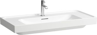 Laufen Lavabo Laufen Meda, Encastrable, 1000x460mm, Repisa A Ambos