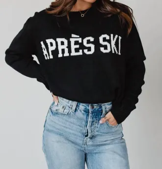 Panache Apres Ski Sweater In Black