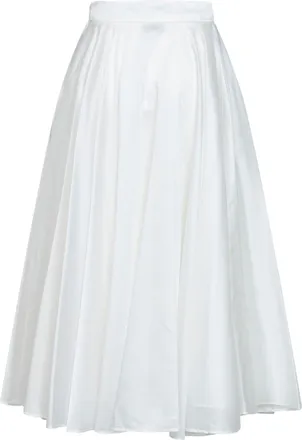 Blanca Vita Womens Midi Skirt Geliux White Lyocell