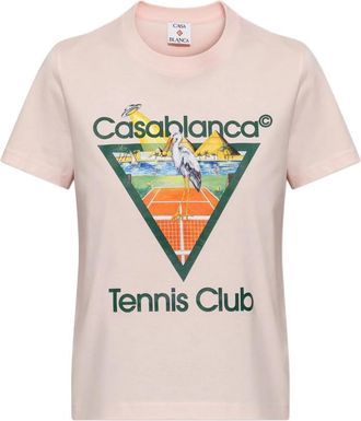Casablanca Tennis Club Graphic-print T-shirt
