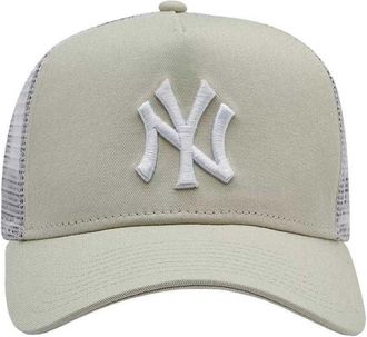 New Era New Era Heren 9Forty New York Yankees Trucker Cap (Beige)