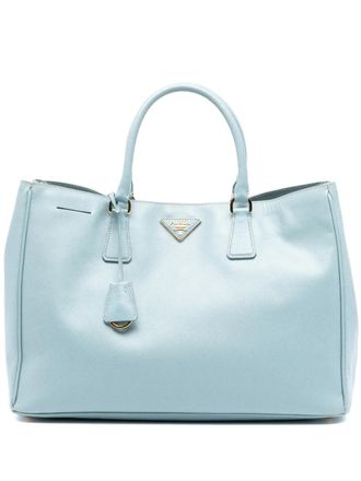 Prada 2010-2025 Large Saffiano Lux Galleria satchel - Blue