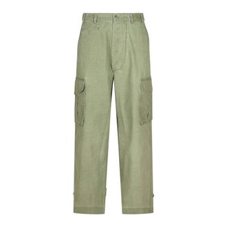 Kenzo Heren, Broeken, Groen, Maat: M