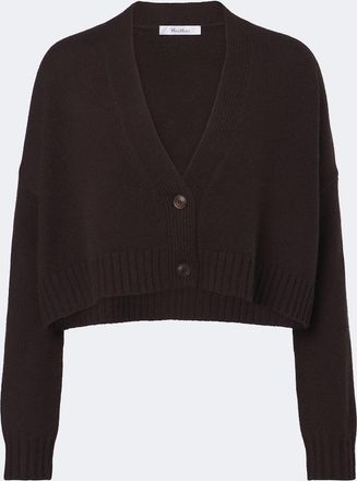 Max Mara Cropped wool and cashmere cardigan