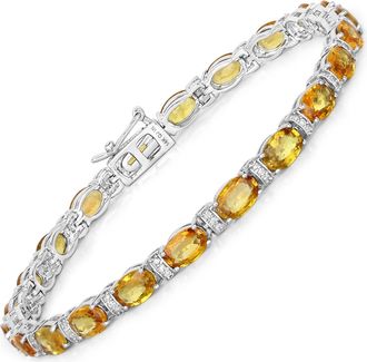 Diana M. Jewels Dark Orange Sapphire Oval 6x4mm - 22Pcs + White Diamond F/C Round 0.90mm( I1-I2/I color ) - 66Pcs ( Box Lock-Single Line Gibbi )