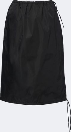 Prada Gonna midi in tessuto tecnico