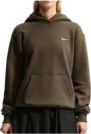 Nike (WMNS) Nike Studio Fleece Medium Weight Hoodie Dark Hazel IR8301-212