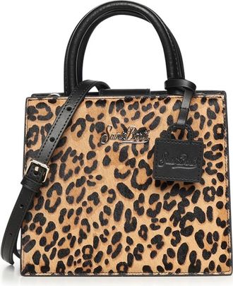 MC2 Saint Barth Hand Leather Bag - Dames - Handtassen - Bruin - ONE Size - Leer - Tassen