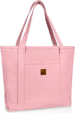 Dalix Ghost 20 Go-To Canvas Tote Bag in Light Pink at Nordstrom
