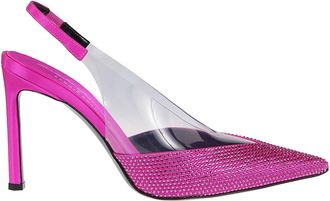 Sergio Rossi Evangelie Slingback Leather Sandals