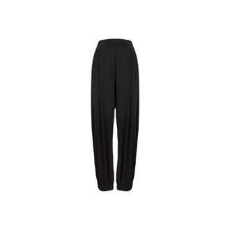 Elisabetta Franchi Pantalones Tapered - Trousers - Mujer - Negro - S
