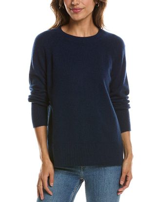 Fort&eacute; Cashmere Easy Crewneck 100% Cashmere Sweater