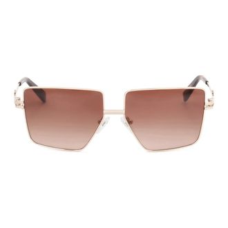 Kazar Accessoires, Dames, Geel, ONE Size, Stijlvolle bruine zonnebril