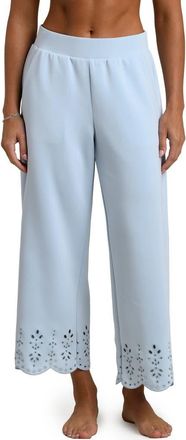 La Blanca Cloudset Eyelet Detail Lounge Pants in Drift at Nordstrom, Size X-Large