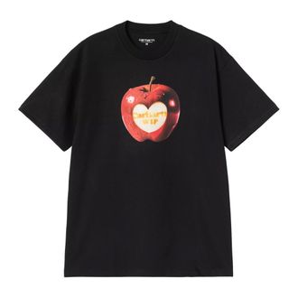 Carhartt Work in Progress Carhartt Wip, T-Shirts, male, Black, Size: XL S/S Spoiled T-Shirt