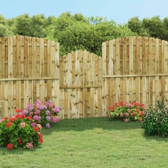 vidaXL Cancello Da Giardino In Legno Di Pino Impregnato 100x150 Cm - Vidaxl