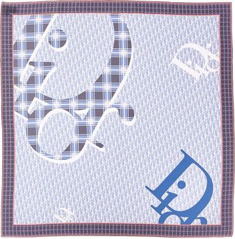 Dior Infini Tartan Silk Scarf