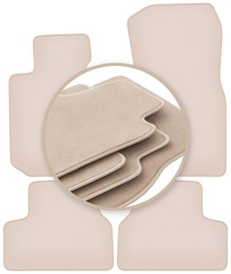 OEM Alfombrillas Premium Beige Para Bmw I4 G26 2021-2022