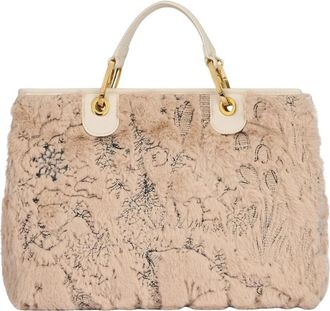 Braccialini Borsa Beth Fur - - Bags - Donna - Beige - ONE SIZE