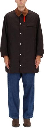 Barbour Dark Brown Shirt Collar Jacket